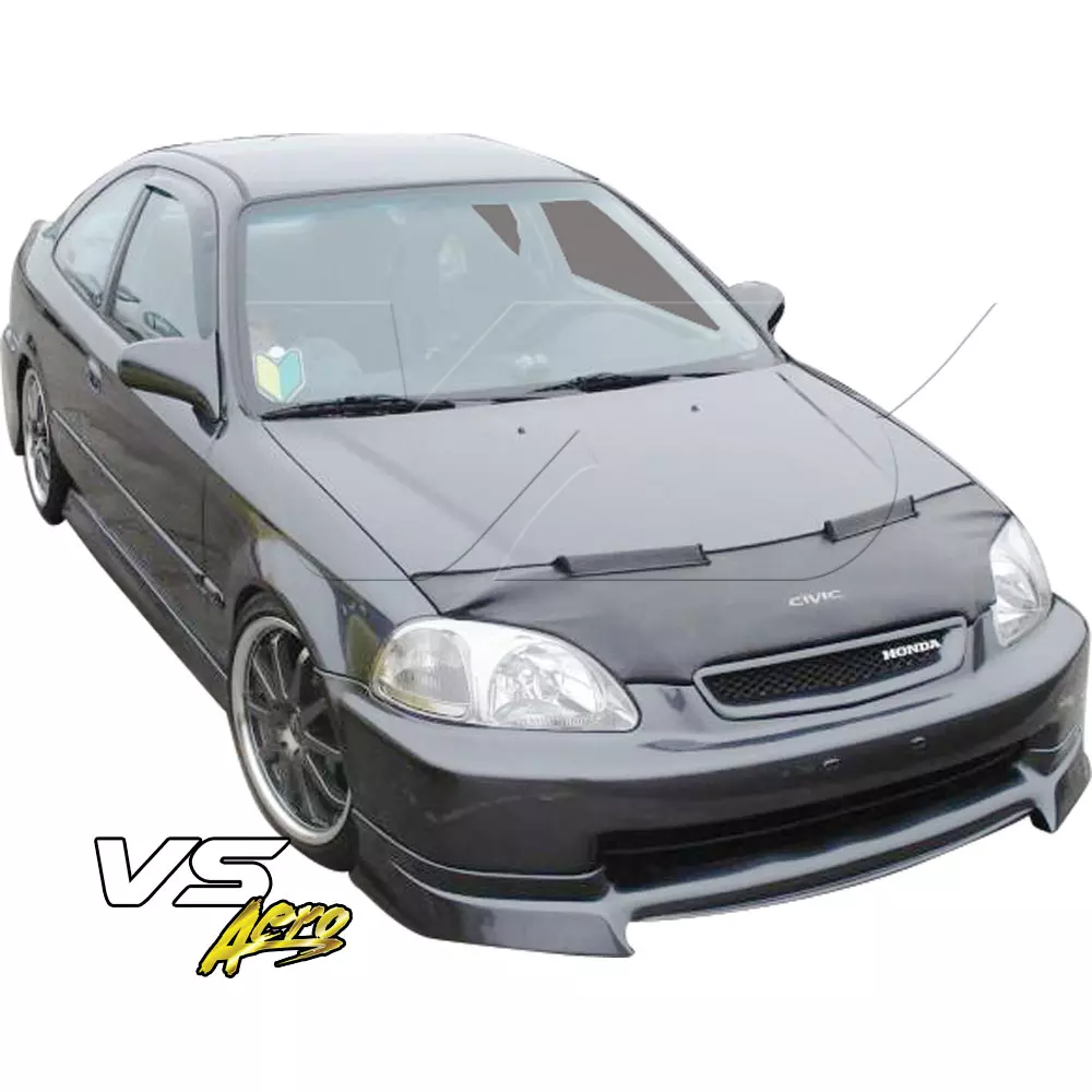 VSaero Urethane TSUN T1 Front Lip Valance > Honda Civic 1996-1998 > 2/3/4-Door - Image 2