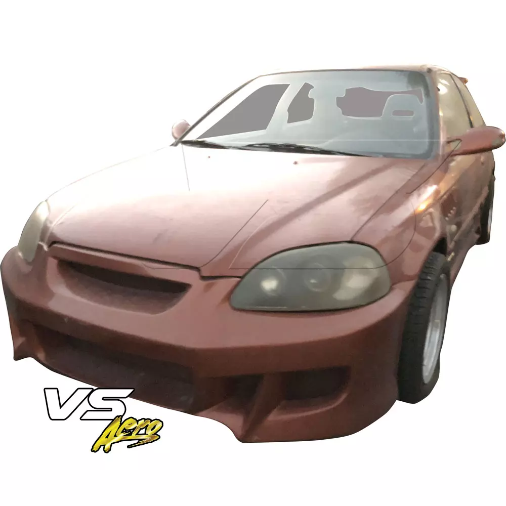 VSaero Urethane TSUN T2000 Front Bumper > Honda Civic 1996-1998 > 2/3/4-Door - Image 17