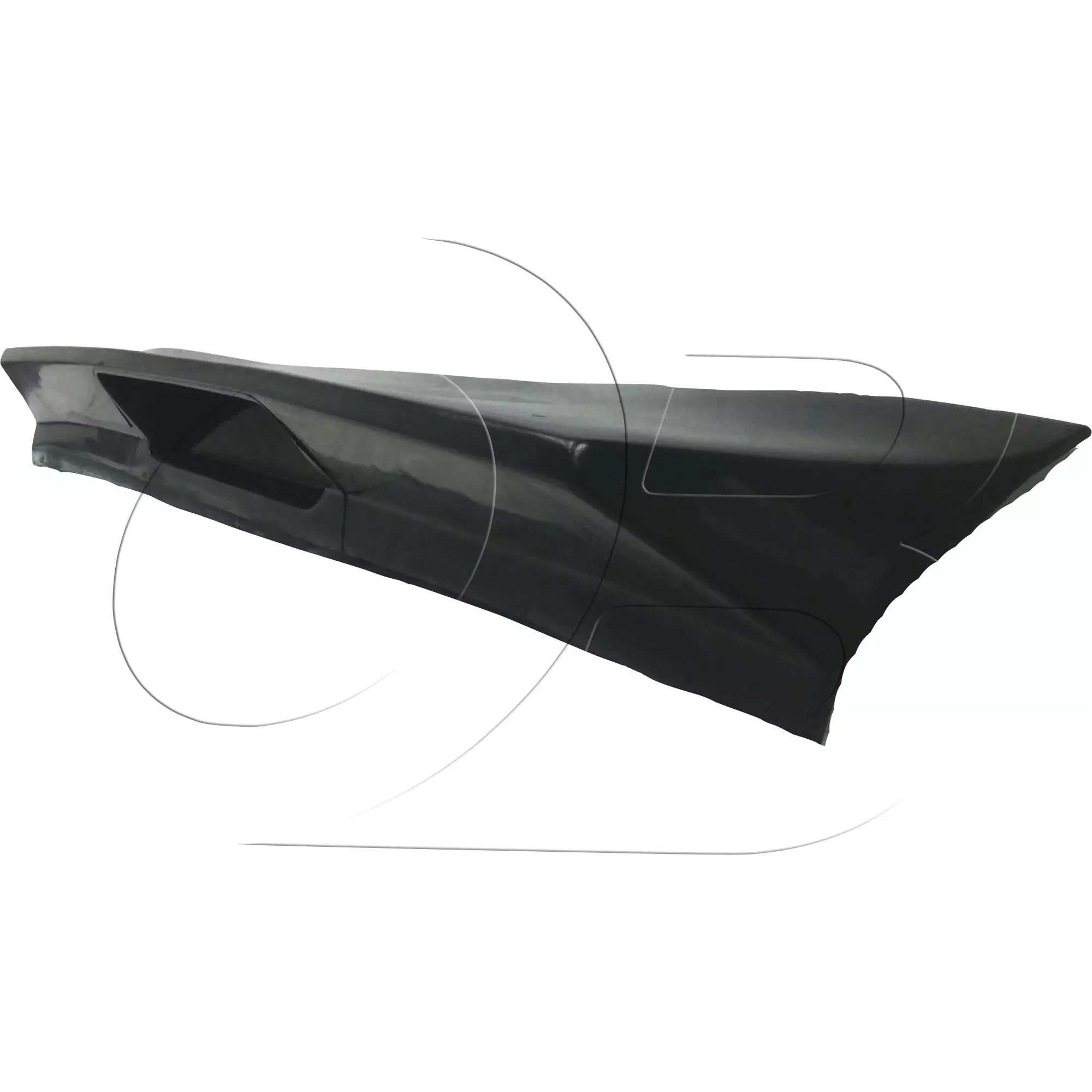 KBD Urethane Premier Style 1pc Roof Wing Spoiler > Ford F150 2004-2008 - Image 4