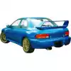 VSaero FRP MAT 22B Wide Body Fenders 5pc (rear) for Subaru Impreza GC8 1993-2001 > 4dr Sedan - Image 3