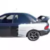 VSaero FRP MAT 22B Wide Body Fenders 5pc (rear) for Subaru Impreza GC8 1993-2001 > 4dr Sedan - Image 34