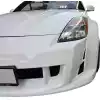 VSaero FRP AMU Front Bumper for Nissan 350Z Z33 2003-2008 - Image 7