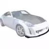 VSaero FRP AMU Front Bumper Diffuser for Nissan 350Z Z33 2003-2008 - Image 2