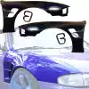 VSaero FRP SMAD Wide Body Fenders (front) 30mm for Nissan 240SX S14 1995-1996 - Image 5