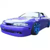 VSaero FRP SMAD Wide Body Fenders (front) 30mm for Nissan 240SX S14 1995-1996 - Image 6