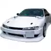 VSaero FRP BSPO Blister Wide Body Front Bumper for Nissan 240SX S14 1997-1998 - Image 3