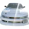 VSaero FRP BSPO Blister Wide Body Front Bumper for Nissan 240SX S14 1997-1998 - Image 6