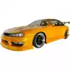 VSaero FRP BSPO Blister Wide Body Front Bumper for Nissan 240SX S14 1997-1998 - Image 9