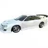 VSaero FRP BSPO Blister Wide Body Side Skirts 4pc for Nissan 240SX S14 1995-1998 - Image 2