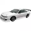 VSaero FRP BSPO Blister Wide Body Side Skirts 4pc for Nissan 240SX S14 1995-1998 - Image 3