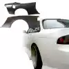 VSaero FRP BSPO Blister Wide Body Fenders (rear) for Nissan 240SX S14 1995-1998 - Image 1