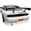 VSaero FRP BSPO Blister Wide Body Rear Bumper 3pc for Nissan 240SX S14 1995-1998 - Image 2