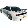 VSaero FRP BSPO Blister Wide Body Rear Bumper 3pc for Nissan 240SX S14 1995-1998 - Image 3