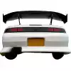 VSaero FRP BSPO Blister Wide Body Rear Bumper 3pc for Nissan 240SX S14 1995-1998 - Image 4