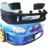 VSaero FRP WRC Front Bumper 3pc for Subaru Impreza WRX 2004-2005 > 4/5dr - Image 1