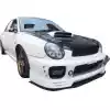 VSaero FRP LSPO WRC Wide Body Tapered Fender Flares (rear) 5pc for Subaru Impreza WRX 2002-2007 > 4dr Sedan - Image 6