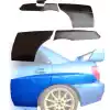 VSaero FRP LSPO WRC Wide Body Tapered Fender Flares (rear) 5pc for Subaru Impreza WRX 2002-2007 > 4dr Sedan - Image 26