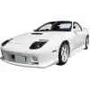 VSaero FRP RAME FC2000 Front Bumper w Lenses for Mazda RX-7 FC3S 1986-1992 - Image 5