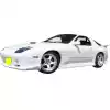 VSaero FRP RAME FC2000 Front Bumper w Lenses for Mazda RX-7 FC3S 1986-1992 - Image 9