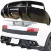 VSaero FRP LP540 LP550 SL Rear Diffuser for Lamborghini Gallardo 2009-2013 - Image 1