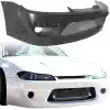 VSaero FRP TKYO Wide Body Front Bumper for Nissan Silvia S15 1999-2002 - Image 1