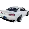 VSaero Plastic TKYO Rear Diffuser for Nissan Silvia S15 1999-2002 - Image 2