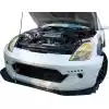 VSaero FRP TKYO Wide Body Front Bumper for Nissan 350Z Z33 2003-2008 - Image 6