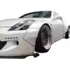 VSaero FRP TKYO Wide Body Fender Flares (front) 2pc 40mm for Nissan 350Z Z33 2003-2008 - Image 7