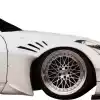 VSaero FRP TKYO Wide Body Fender Flares (front) 2pc 40mm for Nissan 350Z Z33 2003-2008 - Image 11