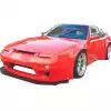 VSaero FRP TKYO v2 Wide Body Front Splitter > Nissan 240SX 1989-1994 > 2/3dr - Image 6