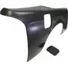 VSaero FRP MSPO Wide Body Fenders (rear) w cap 30mm for Nissan 240SX S14 1995-1998 - Image 10