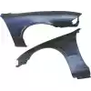 VSaero FRP MSPO Wide Body Fenders (front) 25mm for Nissan 240SX S14 1995-1996 - Image 9