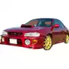 VSaero FRP MAT 22B Wide Body Fenders (front) 40mm for Subaru Impreza GC8 1993-2001 > 2/4dr - Image 14