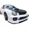 VSaero FRP LSPO WRC Wide Body Fenders (front) for Subaru Impreza WRX 2002-2003 > 4/5dr - Image 2