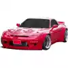 VSaero FRP TKYO Wide Body Front Bumper for Mazda RX-7 FD3S 1993-1997 - Image 28