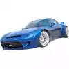 VSaero FRP TKYO Wide Body Side Skirts for Mazda RX-7 FD3S 1993-1997 - Image 4