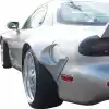 VSaero FRP TKYO Wide Body Fender Flares (rear) 100mm for Mazda RX-7 FD3S 1993-1997 - Image 4