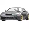 VSaero FRP TKYO v1 Front Bumper for Nissan Silvia S13 1989-1994 - Image 26