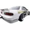 VSaero FRP TKYO v1 Wide Body 30mm Fenders (rear) for Nissan 240SX 1989-1994 > 2dr Coupe - Image 7