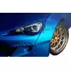 VSaero FRP TKYO v2 Wide Body Fender Flares (front) 4pc 45mm for Subaru BRZ ZN6 2013-2020 - Image 2