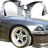 VSaero FRP TKYO Wide Body Fender Flares (front) 4pc 50mm for BMW 3-Series 325i 328i E36 1992-1998 > 2dr Coupe - Image 3