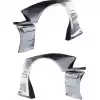 VSaero FRP TKYO Wide Body Fender Flares (front) 4pc 50mm for BMW 3-Series 325i 328i E36 1992-1998 > 2dr Coupe - Image 5