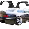 VSaero FRP TKYO Wide Body Fender Flares (rear) 2pc 70mm for BMW 3-Series 325i 328i E36 1992-1998 > 2dr Coupe - Image 7