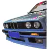 VSaero FRP TKYO Wide Body Front Lip for BMW 3-Series 318i 325i E30 1984-1991> 2dr Coupe - Image 3