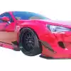 VSaero FRP TKYO v3 Wide Body Fender Flares (front) 65mm > Scion FR-S ZN6 2013-2016 - Image 2