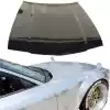 VSaero FRP TKYO Boss Wide Body Hood for Mazda RX-7 FD3S 1993-1997 - Image 1