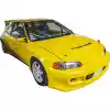 VSaero FRP TKYO Wide Body Front Bumper for Honda Civic EG 1992-1995 > 3dr Hatchback - Image 7