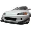 VSaero FRP TKYO Front Spoiler Lip for Honda Civic EG 1992-1995 > 3dr Hatchback - Image 2