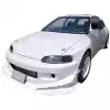 VSaero FRP TKYO Wide Body Fender Flares (front) 40mm for Honda Civic EG 1992-1995 > 3dr Hatchback - Image 4