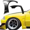 VSaero FRP TKYO Wide Body Fender Flares (front) 40mm for Honda Civic EG 1992-1995 > 3dr Hatchback - Image 6